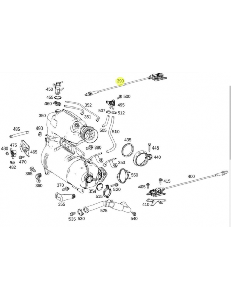 A0009058011 Sonda lambda ( Sensor NOx ) Mercedes-Benz